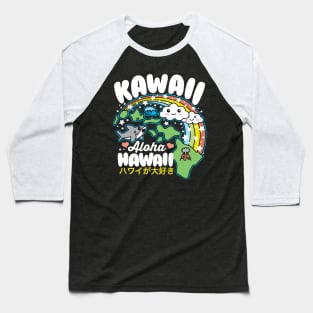 Kawaii Hawaii Baseball T-Shirt